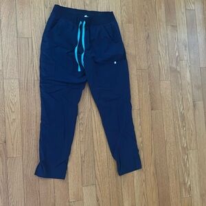 Figs Women's Navy Blue Scrub Pants Free X Large